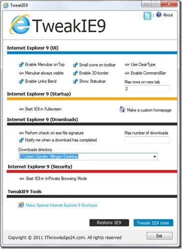 TweakIE9