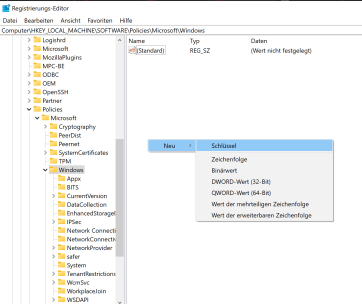 Update Registry abschalten Update per Registry abschalten