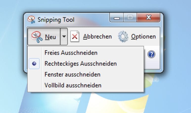 24 Snipping Tool Screenshot erstellen