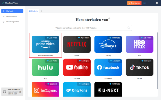 Streaming-Dienste zum Herunterladen von Videos