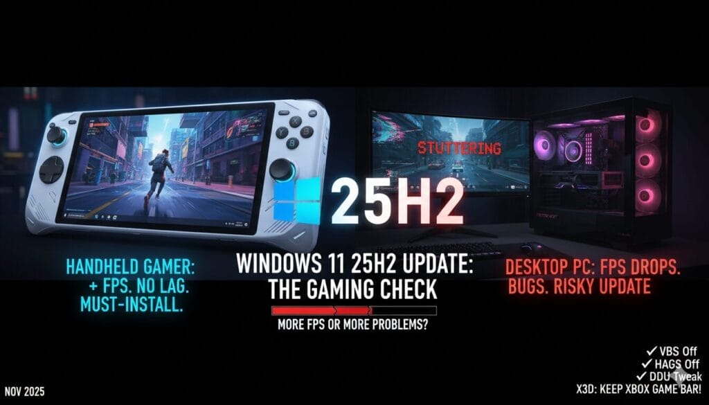 Handheld vs. Desktop: Windows 11 Update Auswirkungen.